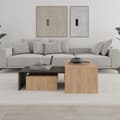 Miniatyrbild 3 av 4: Set med 3 soffbord Trio - L80 cm