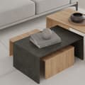 Miniatyrbild 4 av 4: Set med 3 soffbord Trio - L80 cm