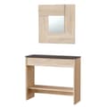 Miniatyrbild 6 av 8: Console d'entrée avec miroir Oxys - L92 cm