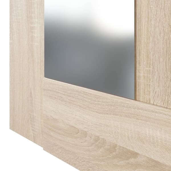 Console d'entrée avec miroir Oxys - L92 cm