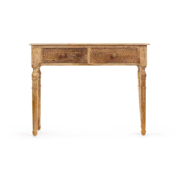 Entrebord med 2 skuffer Gift Decor 39 Brun 98 x 77 x 42 cm Ark