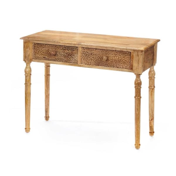 Entrebord med 2 skuffer Gift Decor 39 Brun 98 x 77 x 42 cm Ark