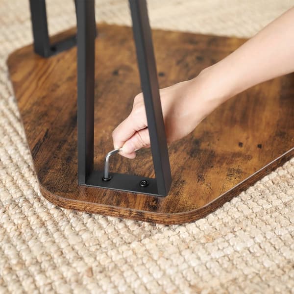 Bedside Tables - Set of 3 - Industrial Design - Sidobord - Brown