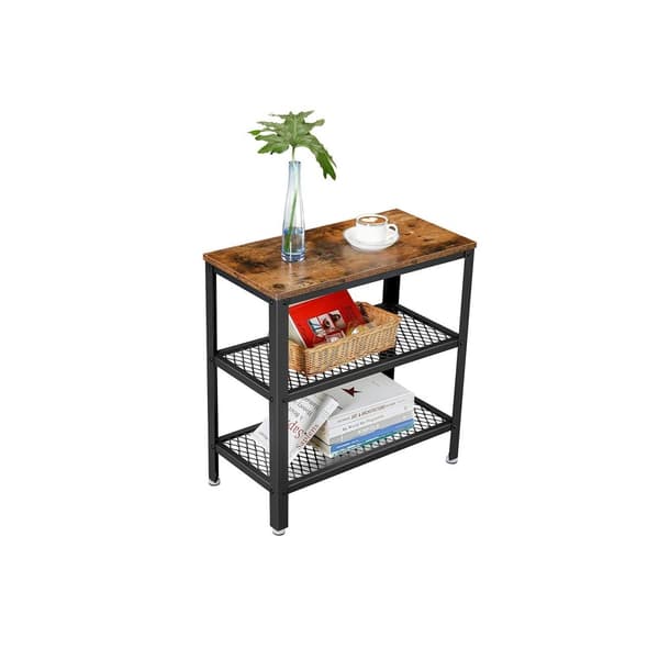 Sidebord - smal model - med 2 skemaer - industrielt design