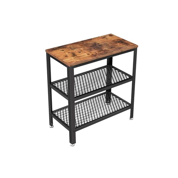 Sidebord - smal model - med 2 skemaer - industrielt design