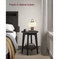 Miniatyrbillede 3 af 4: Moderne sidebord - med 2 hylder - Van Hout - Zwart
