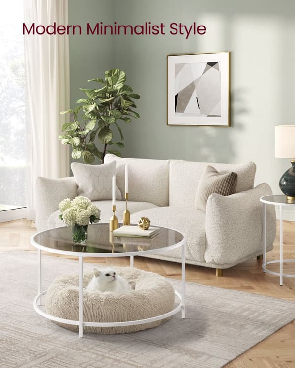 Sofabord-round-peary hvid-leigrijs stålramme