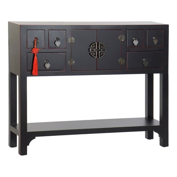 Hallipöytä DKD Home Decor Musta 95 x 24 x 79 cm