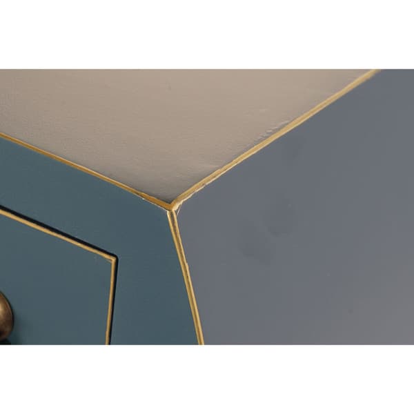Hallbord DKD Home Decor Blå 98 x 26 x 80 cm