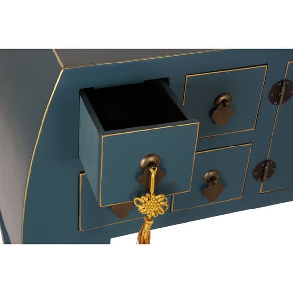Hallbord DKD Home Decor Blå 98 x 26 x 80 cm