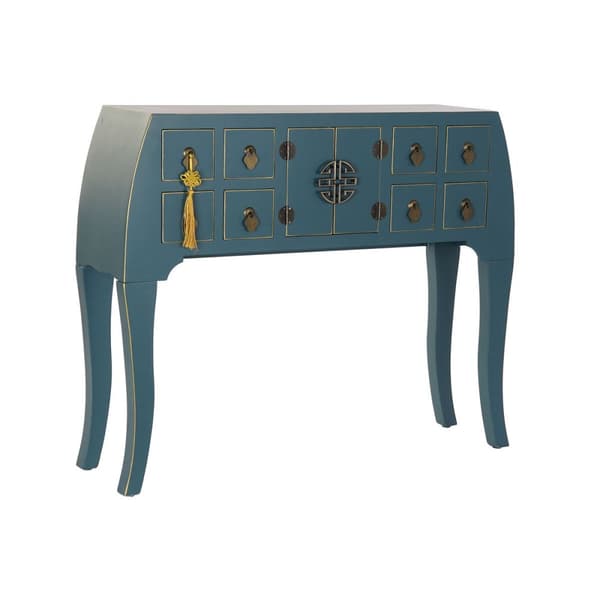 Hallbord DKD Home Decor Blå 98 x 26 x 80 cm