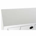 Miniatyrbillede 3 af 3: Hallbord DKD Home Decor Hvid Sølvfarvet 63 x 26 x 83 cm