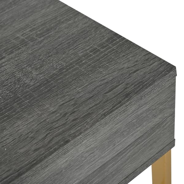 Rootz Light Luxury -konsolipöytä - Eteisen pöytä - Eteisen pöytä - Lisäsäilytystila - 120L x 38W x 76K cm - Tyylikäs MDF, Metallikehys, Kultaiset kahv