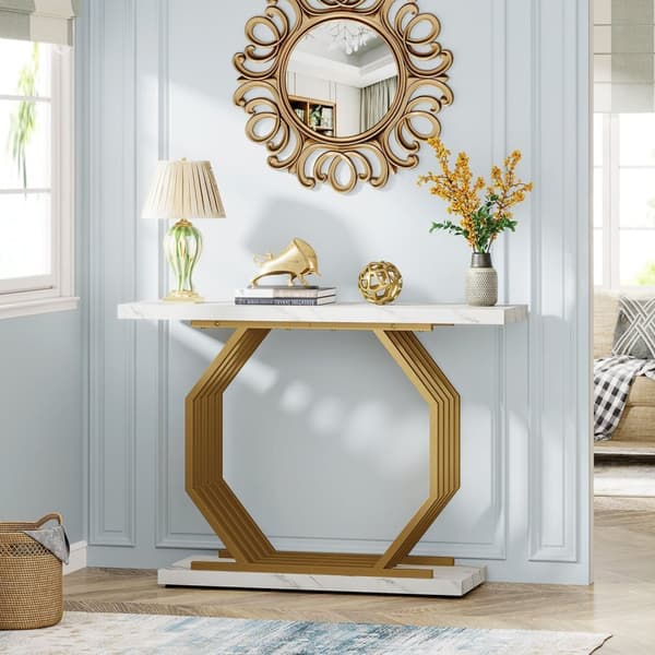 Rootz Chic Console Bord - Soffbord - Entrébord - Fläck- och reptålig - 100cm x 30cm x 82cm