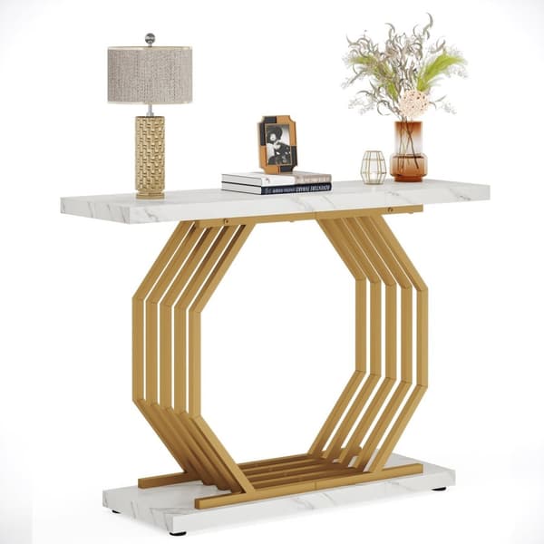 Rootz Chic konsolbord - Sofabord - Entrébord - Smuds- og ridsefast - 100 cm x 30 cm x 82 cm
