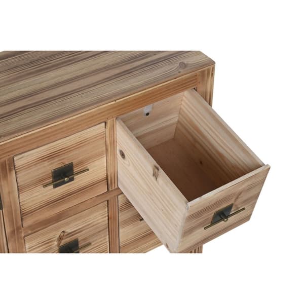 TV-kalusteet Home ESPRIT Musta Luonnollinen Kuusi Puu MDF 130 x 24 x 51 cm