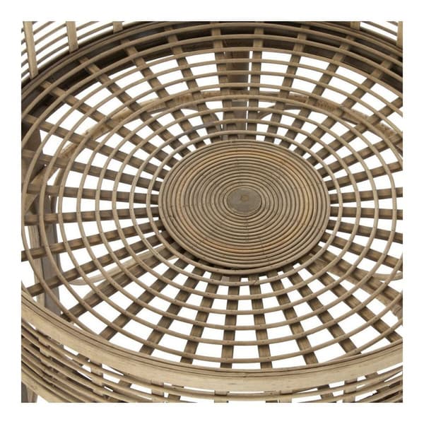 Sidobord DKD Home Decor Rattan (2 pcs)