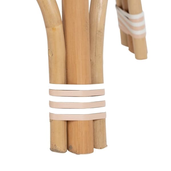 Sidobord 50 x 50 x 67 cm Naturell Beige Rattan