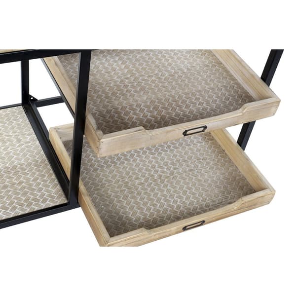 Mottagare Home ESPRIT Brun Svart 120 x 38 x 80 cm