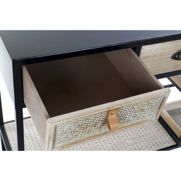 Mottagare Home ESPRIT Brun Svart 120 x 38 x 80 cm