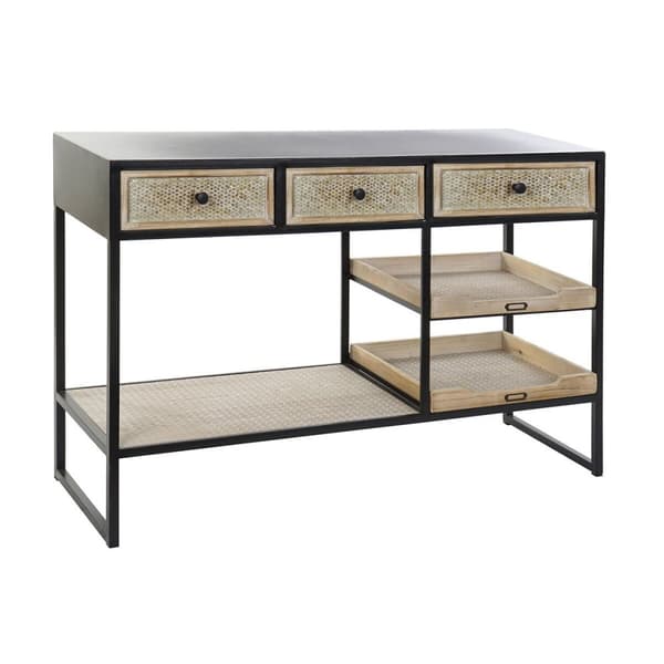 Mottagare Home ESPRIT Brun Svart 120 x 38 x 80 cm