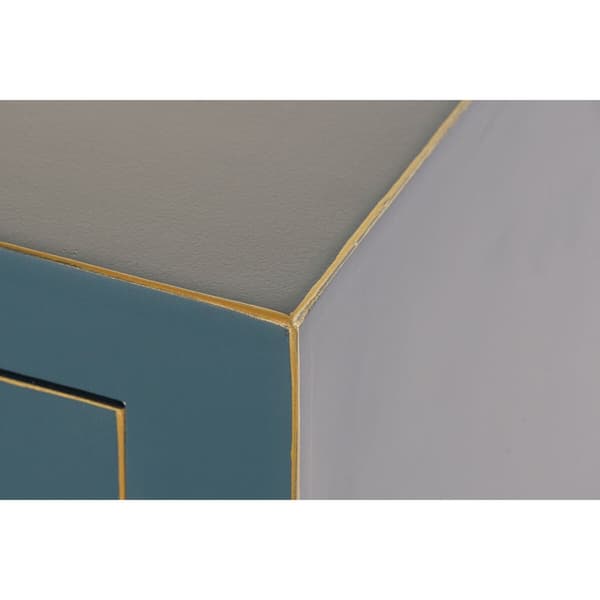 Hallipöytä DKD Home Decor Sininen Kullattu 63 x 26 x 83 cm