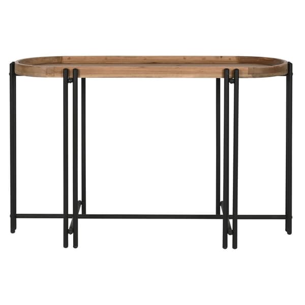 Hallipöytä Home ESPRIT Ruskea Musta 115 x 40 x 75 cm