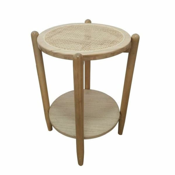 Lille serveringsbord DKD Home Decor Natur 38 x 38 x 54,5 cm 41 x 41 x 55,5 cm