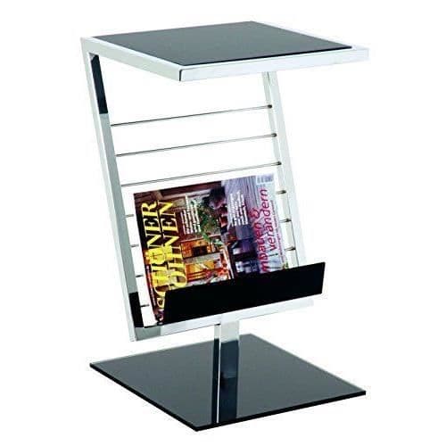 Haku Möbel 89554 Sidobord Stålrör/Metall Krom/Svart...