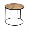 Miniatyrbild 4 av 6: Kaffebord - Basile - Set av 2 - Massivt tre - Brun - Samtids - Design