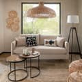 Miniatyrbild 6 av 6: Kaffebord - Basile - Set av 2 - Massivt tre - Brun - Samtids - Design