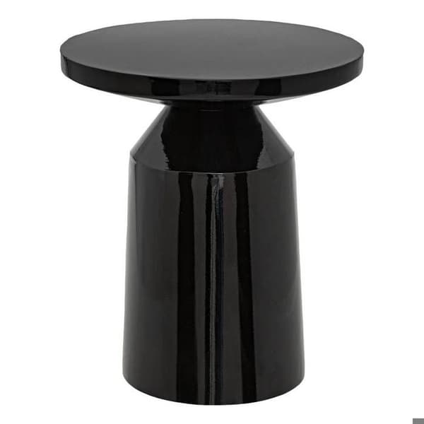 Sita svart metall sidobord D38cm - Atmosphera inredningsdesigner - Svart