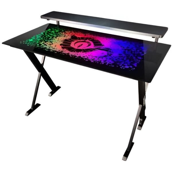 Spelbord - TALIUS - Warship X1 RGB - Svart - 1200x600 mm - LED RGB 7 färger Svart