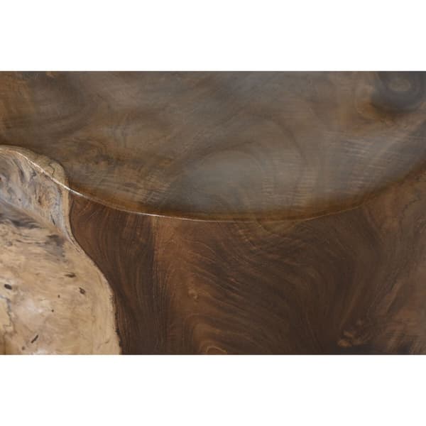 Sidobord Home ESPRIT Naturell Teak 30 x 30 x 45 cm