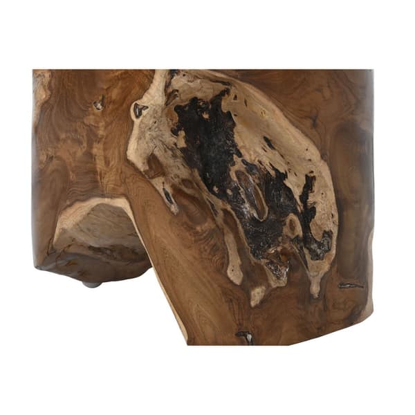 Sidobord Home ESPRIT Naturell Teak 30 x 30 x 45 cm