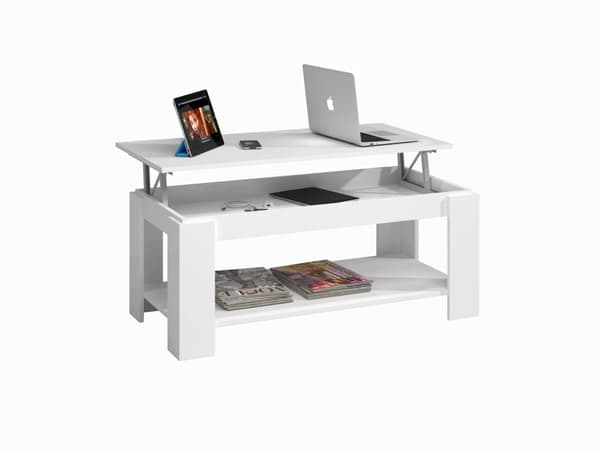 Table Basse avec Plateau Relevable L102 cm - Ambit