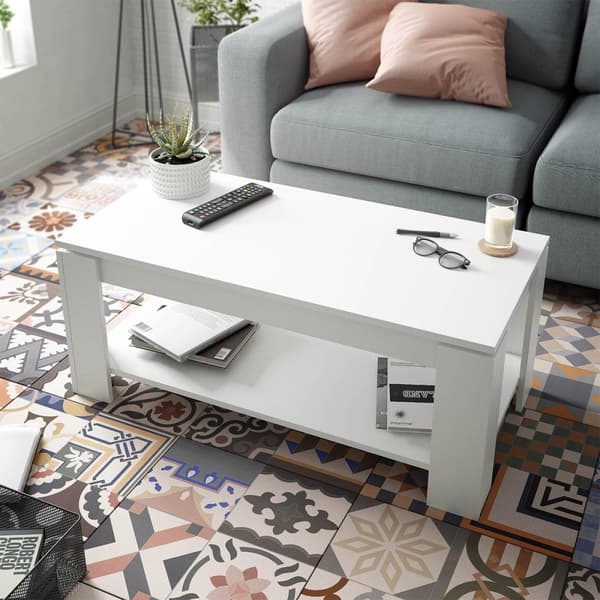 Table Basse avec Plateau Relevable L102 cm - Ambit