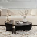 Miniatyrbild 8 av 10: Lot de 2 tables basses L90 cm - ORION