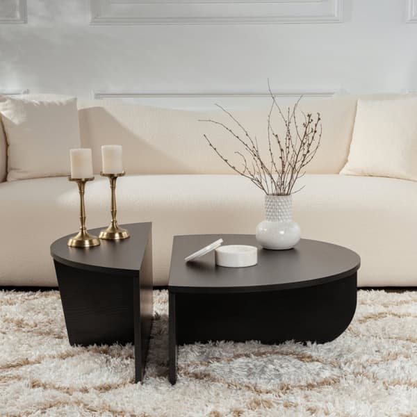 Lot de 2 tables basses L90 cm - ORION
