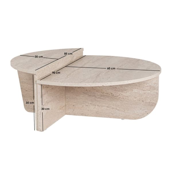 Lot de 2 tables basses L90 cm - ORION