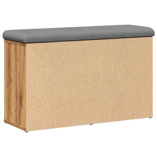 Skobänk hantverksmässig ek 82x32x50 cm konstruerat trä