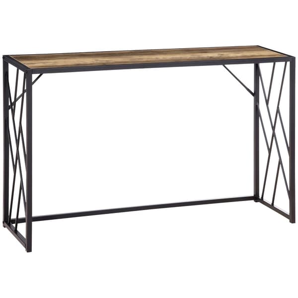 Rootz Console Table - Hallway Table - Industrial Design - Robust metalramme - 120 cm x 35 cm x 75 cm