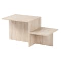 Miniatyrbild 3 av 6: Table basse 2 niveaux L77 cm - HARMONY