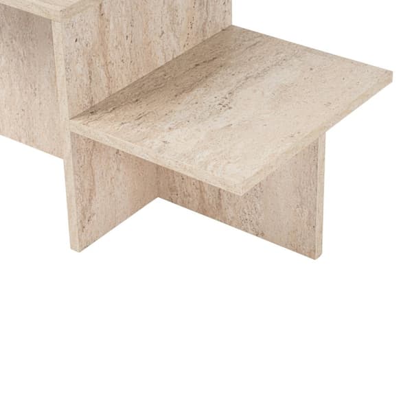 Table basse 2 niveaux L77 cm - HARMONY