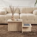 Miniatyrbild 2 av 6: Table basse 2 niveaux L77 cm - HARMONY