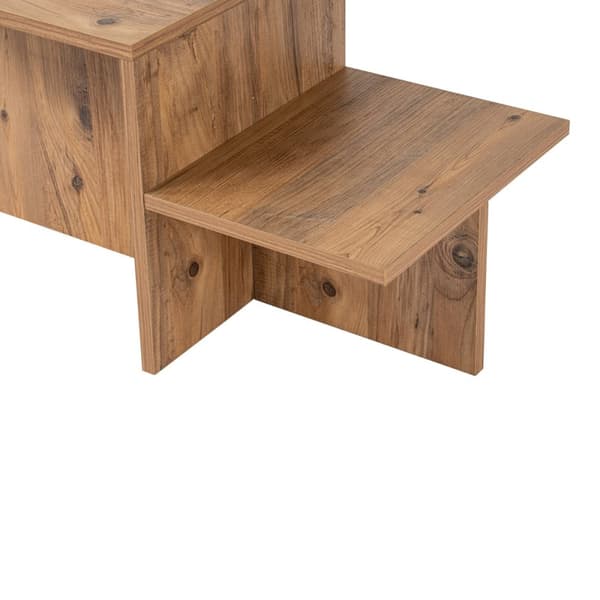 Table basse 2 niveaux L77 cm - HARMONY