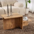 Miniatyrbild 6 av 6: Table basse 2 niveaux L77 cm - HARMONY