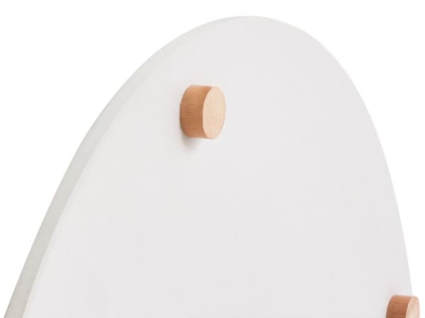 Sidebord Hvit Svart Bordplate i sintret stein Metallbase ø 48 cm Gulldetaljer Oppbevaringsrom Moderne design Stue Småbord