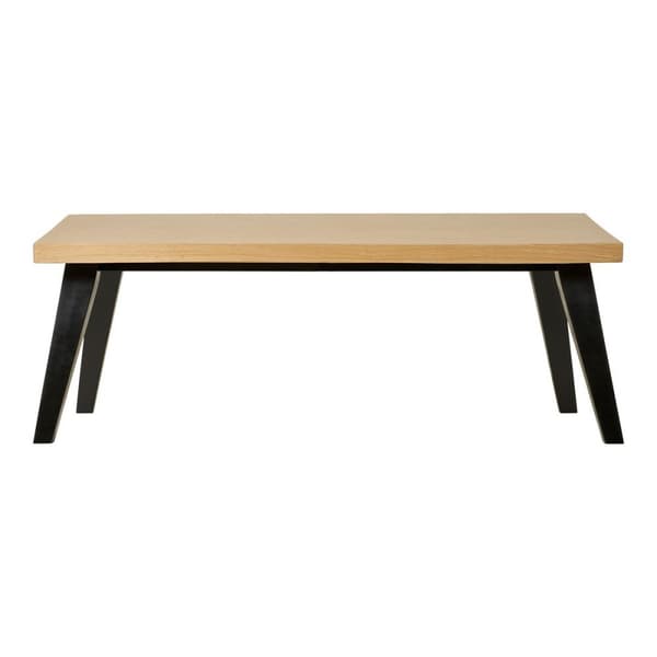 Rootz soffbord - ek Veneer Table - SerringBone Mönsterbord - Stylish Design - 60 cm x 120 cm x 42 cm
