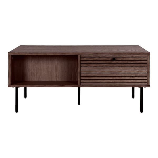 Rootz soffbord - 2 lådbord - ekfanérbord - gott om förvaring - 50 cm x 100 cm x 45 cm